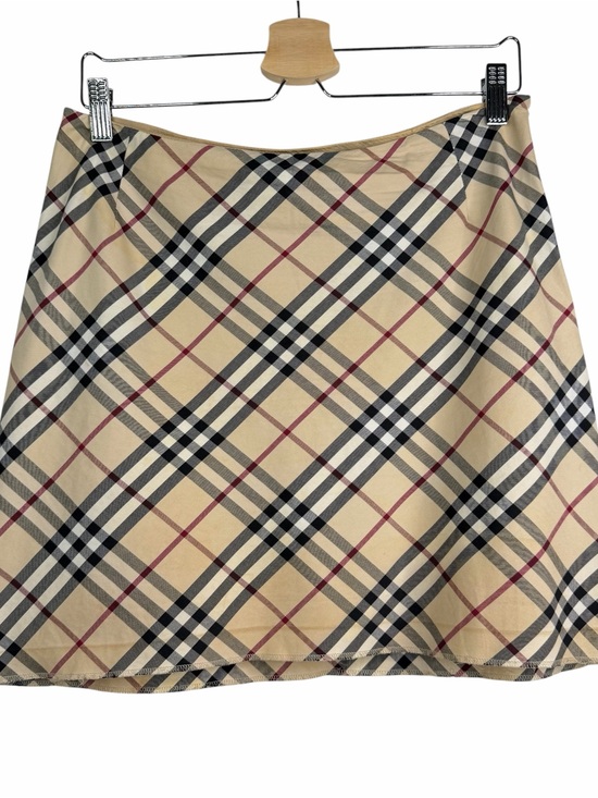 Burberry Dresses & Skirts - Vintage Y2K Burberry London Nova Check Plaid Mini Skirt Cotton Blend US 8 *FLAWS